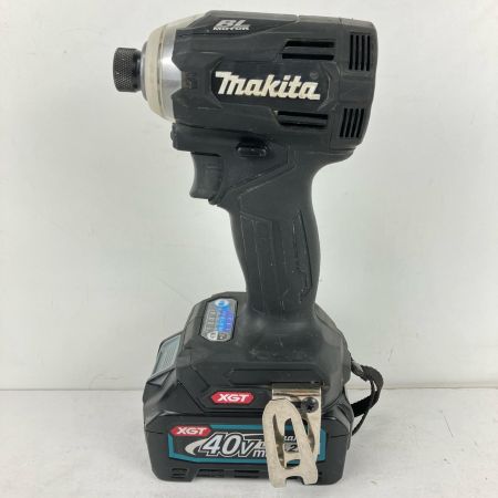 ЗЗ MAKITA マキタ 40v 充電式インパクトドライバ バッテリー×2 ケース付 ※充電器なし TD001G ブラック