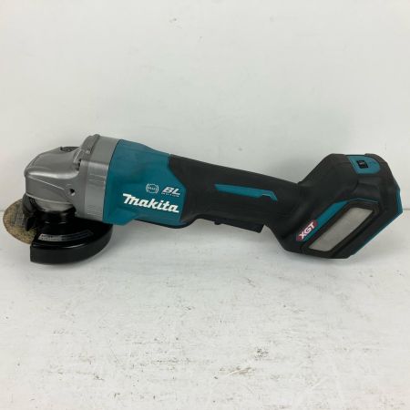 ЗЗ MAKITA マキタ 100mm 40v 充電式ディスクグラインダー バッテリー×1 ハンドル付 ※充電器なし GA019G ブルー