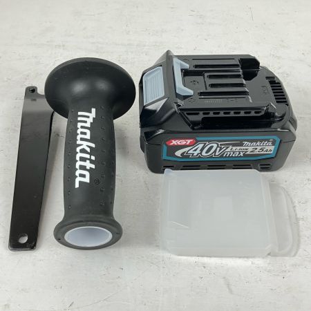 ЗЗ MAKITA マキタ 100mm 40v 充電式ディスクグラインダー バッテリー×1 ハンドル付 ※充電器なし GA019G ブルー