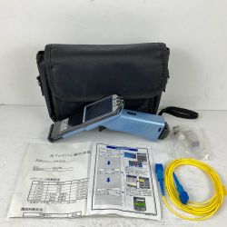 ЗЗ Fujikura フジクラ 単三電池×2 光ファイバ小型心線対照器 ケース付 FID-30R スカイブルー Bランク