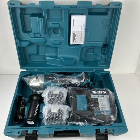 ЗЗ MAKITA マキタ 18v 100mm ディスクグラインダ バッテリーx2 充電器 ケース付 GA408DRGX ブルー