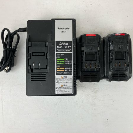 ЗЗ Panasonic パナソニック 14.4v 充電式角穴カッタ 充電器 バッテリー×2 ケース付 EZ4543 グレー