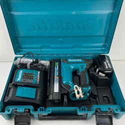 ЗЗ MAKITA マキタ 35mm 18v 充電式面木釘打 フィニッシュネイラ 充電器 バッテリー×1 ケース付 FN350D ブルー Cランク