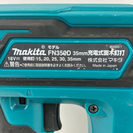 ЗЗ MAKITA マキタ 35mm 18v 充電式面木釘打 フィニッシュネイラ 充電器 バッテリー×1 ケース付 FN350D ブルー