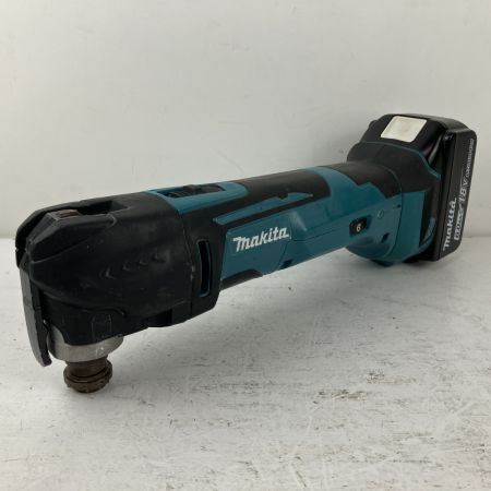 ЗЗ MAKITA マキタ 18v 充電式マルチツール バッテリーx1 替刃 ケース付 TM51D ブルー