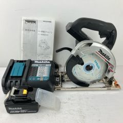 ЗЗ MAKITA マキタ 18v 165mm 充電式丸のこ 充電器 バッテリー×1 ケース付 HS631D ブラック Cランク