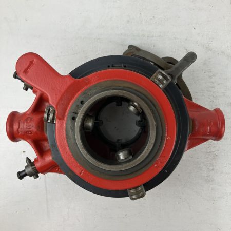 ЗЗ REX レッキス ラチェット式 オスタ型 手動パイプねじ切器 ダイス付 No.114 レッド