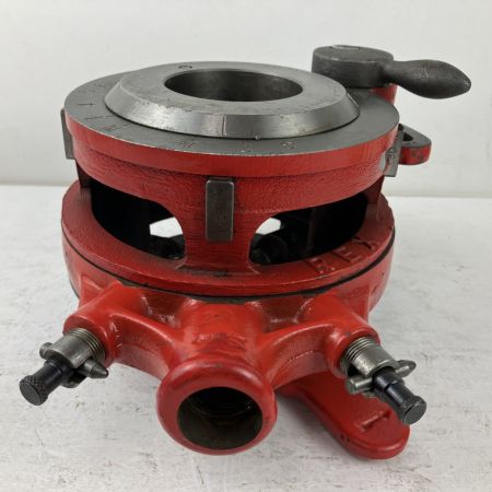 ЗЗ REX レッキス ラチェット式 オスタ型 手動パイプねじ切器 ダイス付 No.114 レッド