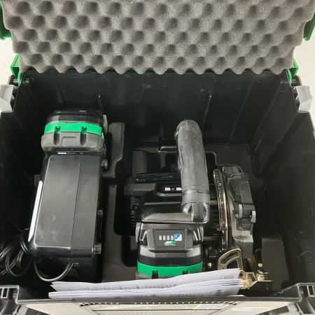 ЗЗ HiKOKI ハイコーキ 165ｍｍ 36v 充電式丸のこ 充電器 バッテリー×2 ケース付 C3606DB ブラック