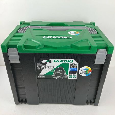 ЗЗ HiKOKI ハイコーキ 165ｍｍ 36v 充電式丸のこ 充電器 バッテリー×2 ケース付 C3606DB ブラック