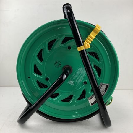 ЗЗ NICHIDO 100v 50m コードリール ドラム FW-E53 グリーン