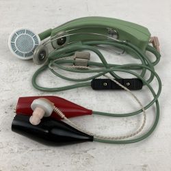 ЗЗ 岩通 線路試験用送受器 取説 外箱付 3790-2 グリーン Aランク