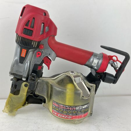 ЗЗ MAX マックス 65mm 高圧 エア釘打ち機 ケース付 HN-65N2(D) レッド