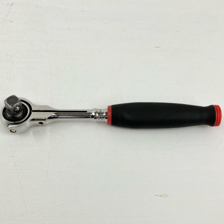 ЗЗ Snap-on スナップオン 9.5mm スイベルラチェットハンドル 本体のみ FHC737 ブラック×レッド