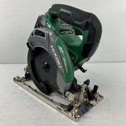 ЗЗ HiKOKI ハイコーキ 36v 147mm 丸のこ バッテリーx1付※充電器無し C3605DC(SK) ブラック×グリーン Bランク
