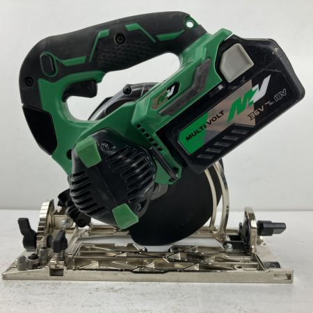 ЗЗ HiKOKI ハイコーキ 36v 147mm 丸のこ バッテリーx1付※充電器無し C3605DC(SK) ブラック×グリーン