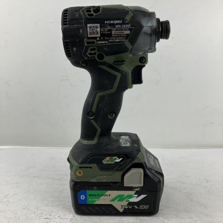 ЗЗ HiKOKI ハイコーキ 36v インパクトドライバ バッテリーx2 充電器 ケース付 WH36DC グリーン