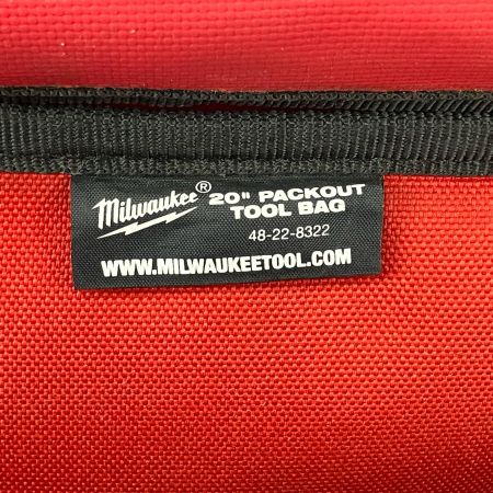 ЗЗ Milwaukee ミルウォーキー PACKOUT 20インチツールバッグ 本体のみ 48-22-8322 レッド