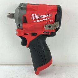 ЗЗ Milwaukee 12V 12.7mm 339N.m 充電式インパクトレンチ 本体のみ M12FIWF12 レッド×ブラック Cランク