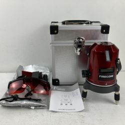 ЗЗ FIRECORE 赤色レーザー墨出し機 ACアダプタ 取説 ケース付 EP-5R レッド Aランク