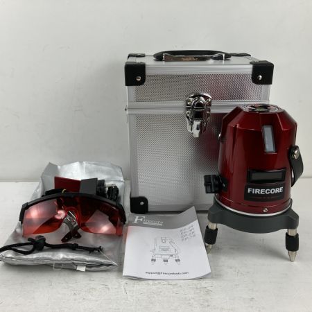 ЗЗ FIRECORE 赤色レーザー墨出し機 ACアダプタ 取説 ケース付 EP-5R レッド