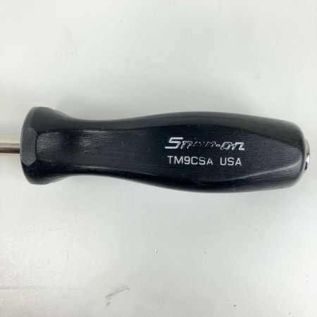 ЗЗ Snap-on スナップオン 1/4 シャンクドライバー スクエアドライブハンドルドライバー TM9CSA ブラック