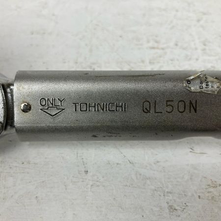 ЗЗ TOHNICHI 50N・ｍ プレセット形トルクレンチ 本体のみ 校正歴不明 QL50N シルバー