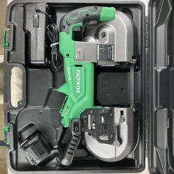 ЗЗ HiKOKI ハイコーキ 36v 120mm コードレスロータリバンドソー バッテリーx1 充電器 ケース付 CB3612DA グリーン Bランク