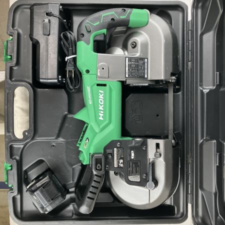 ЗЗ HiKOKI ハイコーキ 36v 120mm コードレスロータリバンドソー バッテリーx1 充電器 ケース付 CB3612DA グリーン