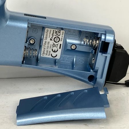 ЗЗ Fujikura フジクラ 単三電池×2 光ファイバ小型心線対照器 ケース付 FID-30R スカイブルー