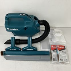 ЗЗ MAKITA マキタ 18v 充電式クリーナ 各種ノズル ケース付 ※バッテリー、充電器無し CL184D ブルー Bランク