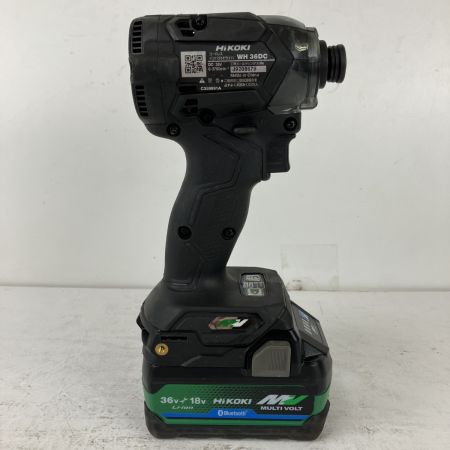 ЗЗ HiKOKI ハイコーキ 36v インパクトドライバ バッテリーx2 充電器 ケース付 WH36DC ブラック
