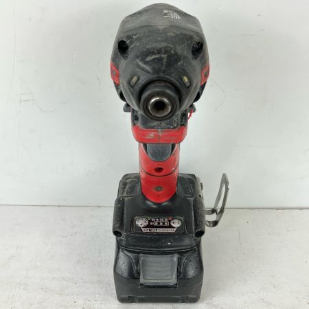 ЗЗ MAX マックス 14.4v/18v 充電式ブラシレスインパクトドライバ 充電器 バッテリー×2 ケース付 PJ-ID152 レッド×ブラック