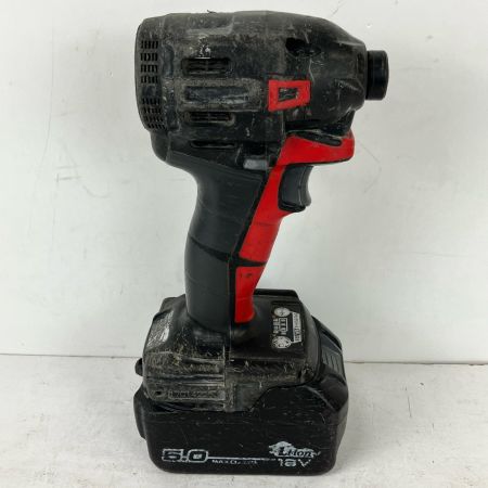 ЗЗ MAX マックス 14.4v/18v 充電式ブラシレスインパクトドライバ 充電器 バッテリー×2 ケース付 PJ-ID152 レッド×ブラック