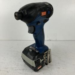 ЗЗ MAX マックス 14.4v インパクトドライバ バッテリーx1付 ※充電器無し PJ-ID144 ブルー Cランク