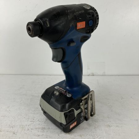 ЗЗ MAX マックス 14.4v インパクトドライバ バッテリーx1付 ※充電器無し PJ-ID144 ブルー