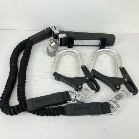 ЗЗ TAJIMA タジマ ハーネス用ランヤード 蛇腹ダブル L8 箱付 A1JR150-WL8BK ブラック