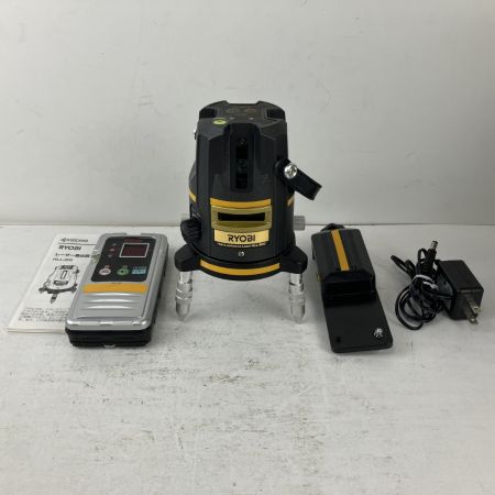 ЗЗ RYOBI リョービ 赤レーザー墨出し機 受光器 取説 ケース付 HLL-200 ブラック