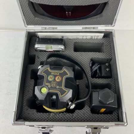 ЗЗ RYOBI リョービ 赤レーザー墨出し機 受光器 取説 ケース付 HLL-200 ブラック