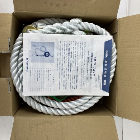ЗЗ 藤井電工 ベルト長さ5.7m K型ベルブロック 取説 外箱付 BBK-60N ブラック