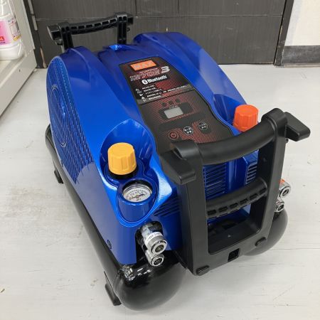 ЗЗ MAX マックス 100v 11L 常圧2口 高圧2口 エアコンプレッサー 取説付 AK-HL1270E3 プレアデスブルー