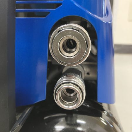 ЗЗ MAX マックス 100v 11L 常圧2口 高圧2口 エアコンプレッサー 取説付 AK-HL1270E3 プレアデスブルー