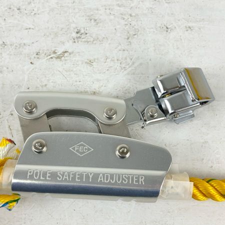 ЗЗ 藤井電工 柱上安全帯用ロープ ワークポジショニング用 ロープ径Φ14ｍｍ 箱 取説付 製造2024年7月 (2) NM-A445－H4 イエロー