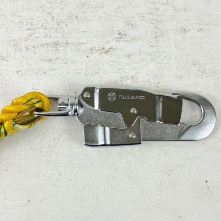 ЗЗ 藤井電工 柱上安全帯用ロープ ワークポジショニング用 ロープ径Φ14ｍｍ 箱 取説付 製造2024年7月 (2) NM-A445－H4 イエロー