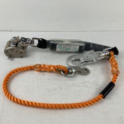 ЗЗ 藤井電工 (2) 100kg K型FMスカイロック安全器 取説 ケース付 NFMK-4.5S オレンジ Aランク