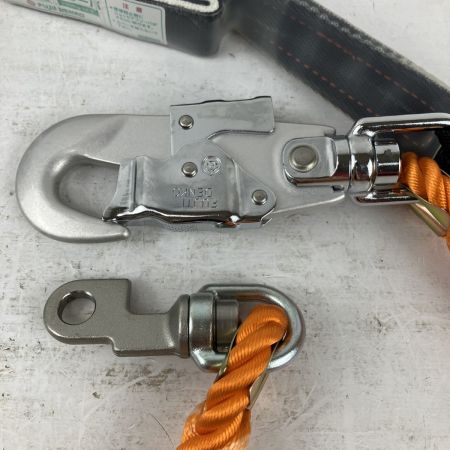 ЗЗ 藤井電工 (2) 100kg K型FMスカイロック安全器 取説 ケース付 NFMK-4.5S オレンジ