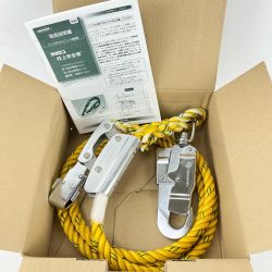 ЗЗ 藤井電工 柱上安全帯用ロープ ワークポジショニング用 ロープ径Φ14ｍｍ 箱 取説付 製造2024年7月 (1) イエロー Sランク