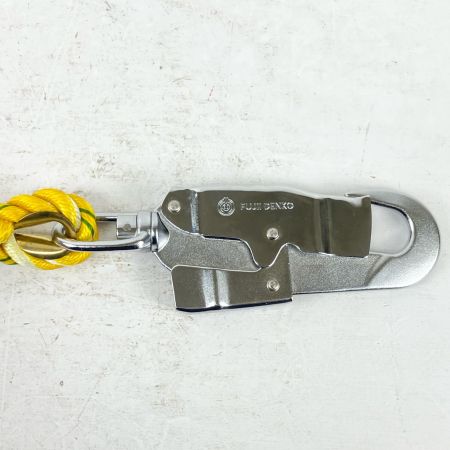 ЗЗ 藤井電工 柱上安全帯用ロープ ワークポジショニング用 ロープ径Φ14ｍｍ 箱 取説付 製造2024年7月 (1) イエロー