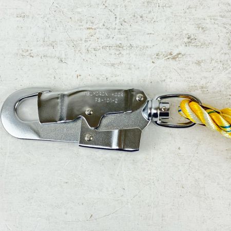 ЗЗ 藤井電工 柱上安全帯用ロープ ワークポジショニング用 ロープ径Φ14ｍｍ 箱 取説付 製造2024年7月 (1) イエロー