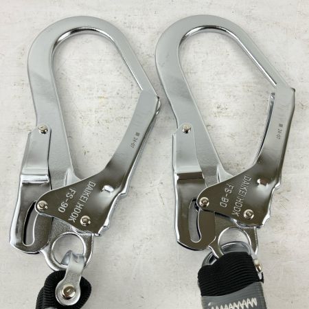 ЗЗ 藤井電工 タイプ2ランヤード フルハーネス型 第二種ショックアブソーバ 取説 外箱付 ブラック